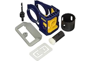 IRWIN Door Lock Installation Kit for Wooden Doors (3111001) , Blue