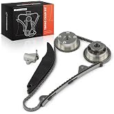 A-Premium 6PCS Engine Timing Chain Kit w/Sprocket &amp; Tensioner &amp; Guide | Compatible with Hyundai Elantra 2011-2013, Elantra GT 2013 &amp; Kia Soul 2012-2014 - DOHC, 1.8L 2.0L