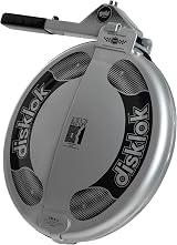 Disklok Gold Security Edition Steering Wheel Lock Small 35-39cm Silver