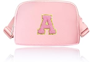 Janhavi Belt Bag for Women, Fanny Packs for Women, Belt Bag for Girls,Birthday Gifts for 6 7 8 9 10 11 12 13 Year Old,Purse for Girls Kids Sister, Girlfriend, Her, Crossbody Bag-Pink A