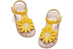 Kiderence Toddler Girls Sandals Little Girls Kids Summer Shoes Toddler Sandals