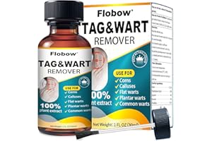 OJIOG Skin Tag Removal Kit - 17% Wart Liquid with Salicylic Acid, Fast-Acting Warts Remover for Women and Men, Effective Freeze Off Treatment for Common, Flat, Corn, Plantar, and H Warts