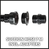 Einhell 7 m Suction Hose 25 mm 1 inch with Adapters and Strainer view 2