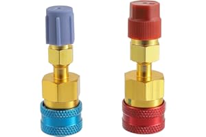 R1234yf Quick Couplers Kit R1234yf to R134a High/Low Side Quick Coupler R1234YF Hose Fitting Connectors Adapter for R1234YF C