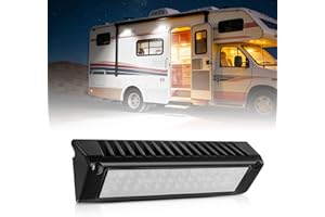 SKTYANTS 9 Inch RV Exterior Porch LED Light,RV Awning Light 12V RV Camper Porch Lights Outdoor Canopy Roof Lamp