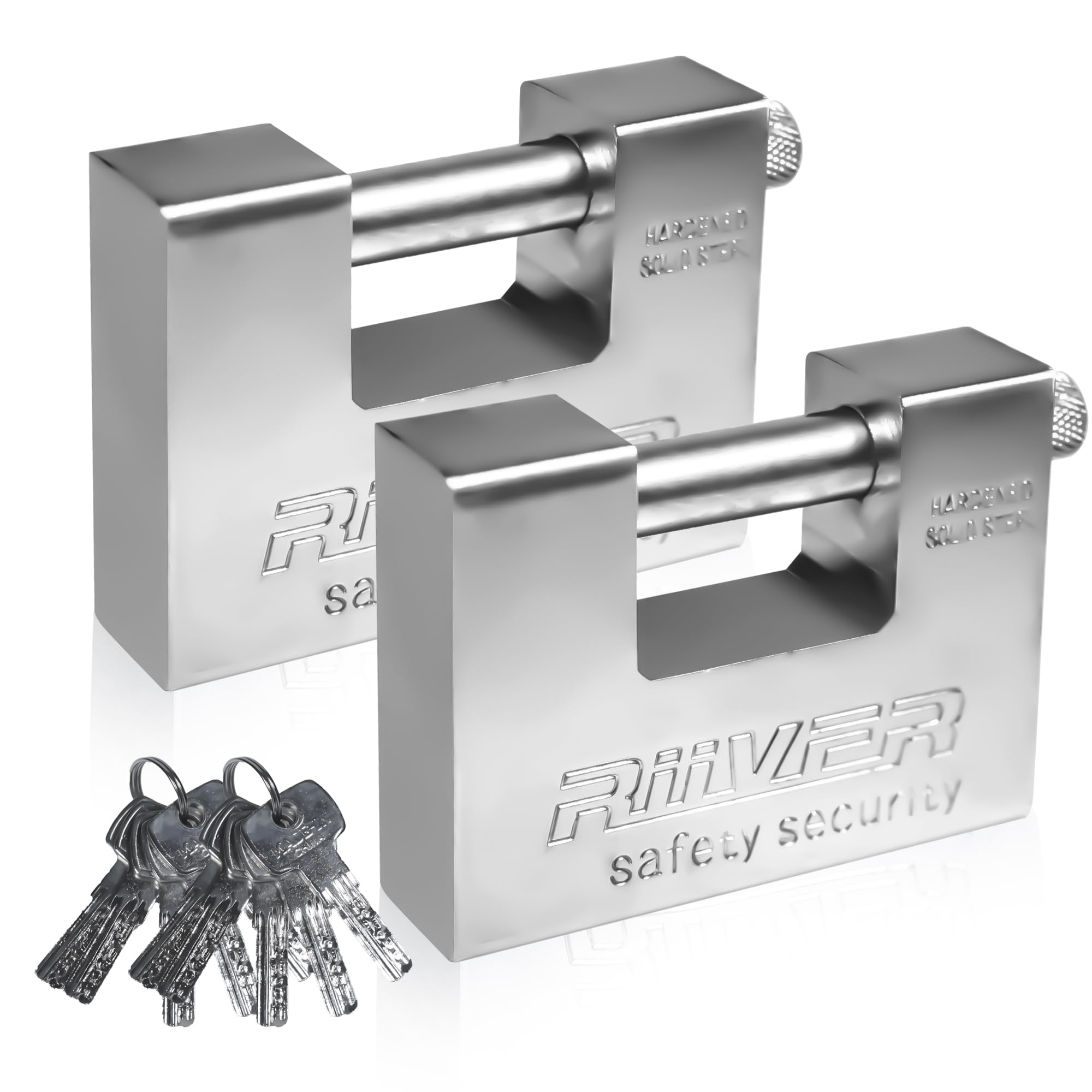 2 Pack 94mm Heavy Duty Container Padlock High Security, 1kg Shipping Container Padlock 12mm Thick Shackle, Container Padlocks Outdoor Heavy Duty Waterproof with Keys Sheds Gate Garage Warehouses