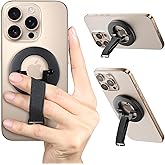 SUPERONE for Magsafe Phone Grip, Magnetic Phone Ring Holder Strap, Magnetic Phone Grip, Magsafe Finger Ring Grip Stand Holder for iPhone 17/16/15/14/13/12 Series