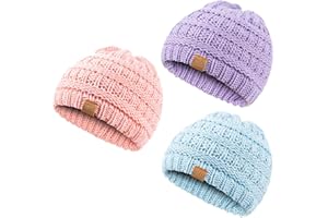 REDESS Baby Kids Winter Warm Hats, Infant Toddler Children Beanie Knit Cap Girls Boys