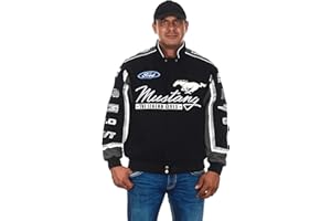 JH DESIGN GROUP Men's Ford Mustang Jacket an Embroidered Cotton Twill Coat