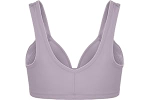 MAISDGOP Sports Bras for Women Front Close Button Cotton Bra Comfy No Wire Buckle Underwear Casual Sexy Breathable Lingerie