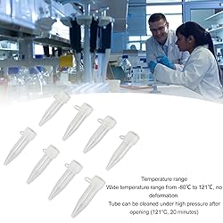 500pcs Microcentrifuge Tube, 1.5ml Polypropylene
