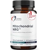 Designs for Health Mitochondrial NRG, Cellular Vitality, 120 Capsules | Mitochondria Energy Supplement with Alpha Lipoic Acid, Trans Resveratrol + Curcumin Powder