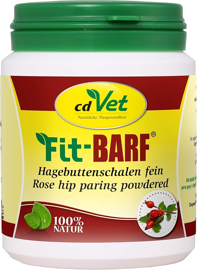 cdVet Naturprodukte FitBARF Hagebuttenschalen fein 150 g Hund zur