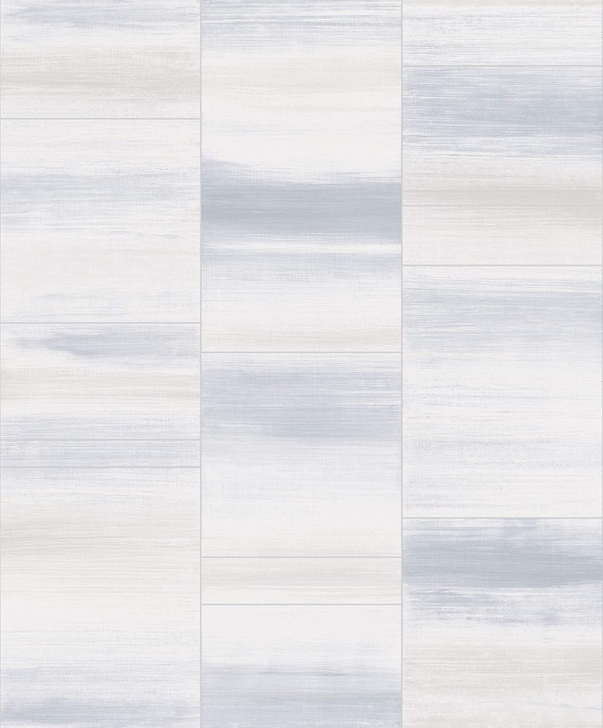 Galerie G67739 Special FX Metallic Tile Design Wallpaper, Blue/Taupe, 10m x 53cm, Blue/ Taupe