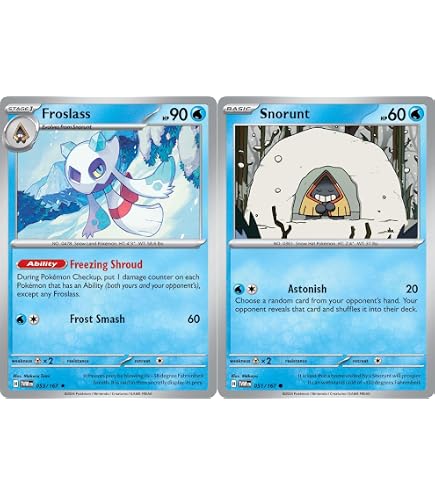 Amazon.com: Froslass ex 003/182 - Paradox Rift - Pokemon Card 2 Lot