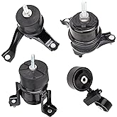 Engine Motor Mount Compatible with 2002-2006 Camry 2.4L | 2004-2008 Solara 2.4L Auto Transmission, Replace OE A4203 A4204 A4207 A4211, Set of 4