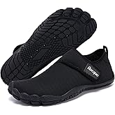 Racqua Men's Women's Slip-On Water Shoes Quick Dry Barefoot Lightweight Aqua Shoes Beach Swim Pool Hiking Sport Shoes