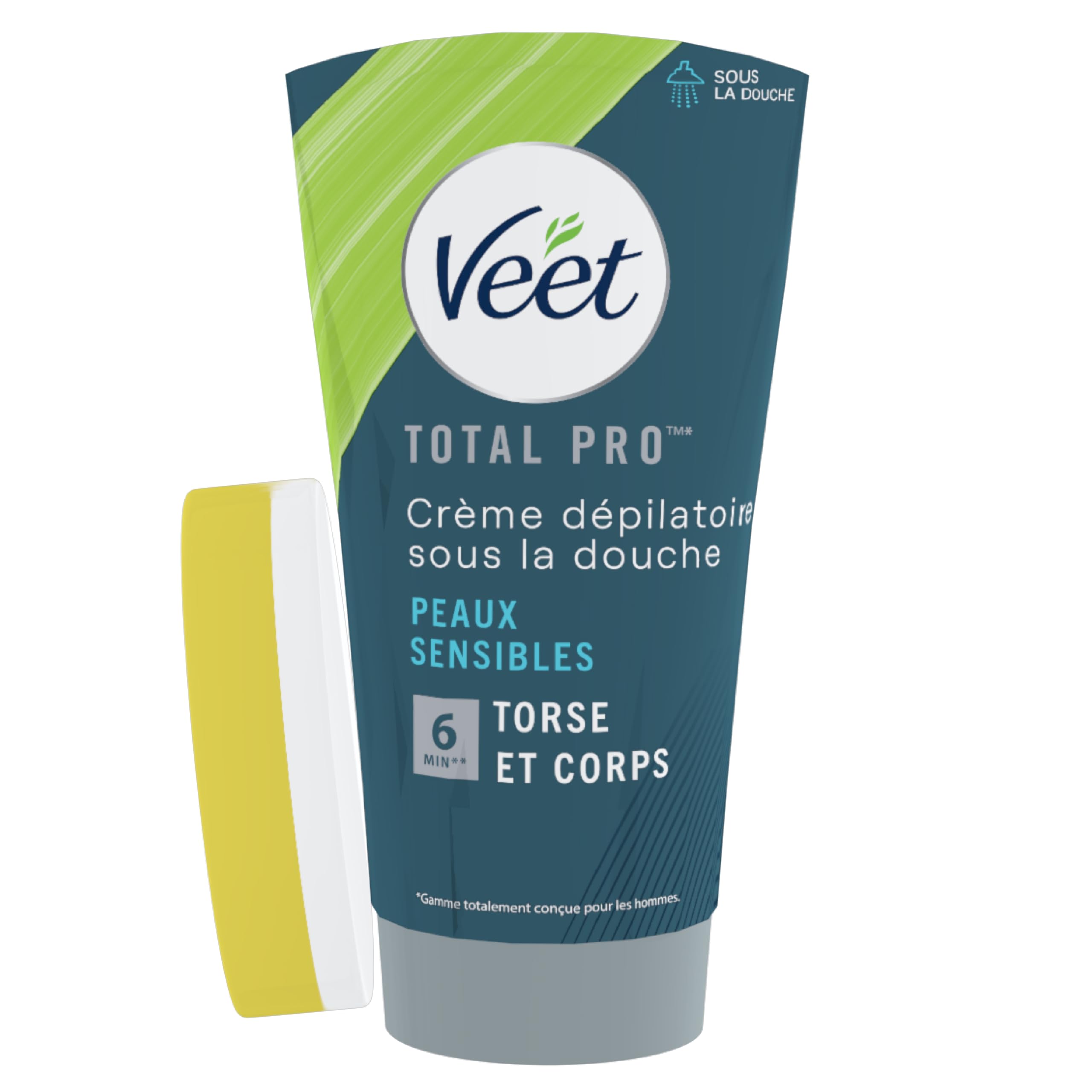 Veet Men Depilatory Cream Under The Shower Sensitive Skins 150ml