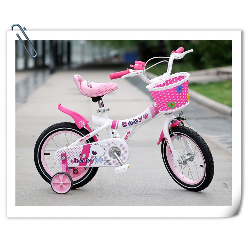 即発送可能 子供用自転車12インチ 14インチ 16インチガールベビーキャリッジ3 8歳ベビーペダル自転車ピンク Size 12 Inch Pink B07dp1wl1g 海外正規品 Kallik Is