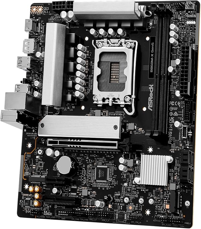 Placa Base B860M-X Gen5, Micro ATX, zócalo LGA1851, Chip Intel B860, DDR5 hasta 9066+ MHz, PCIe 5.0
