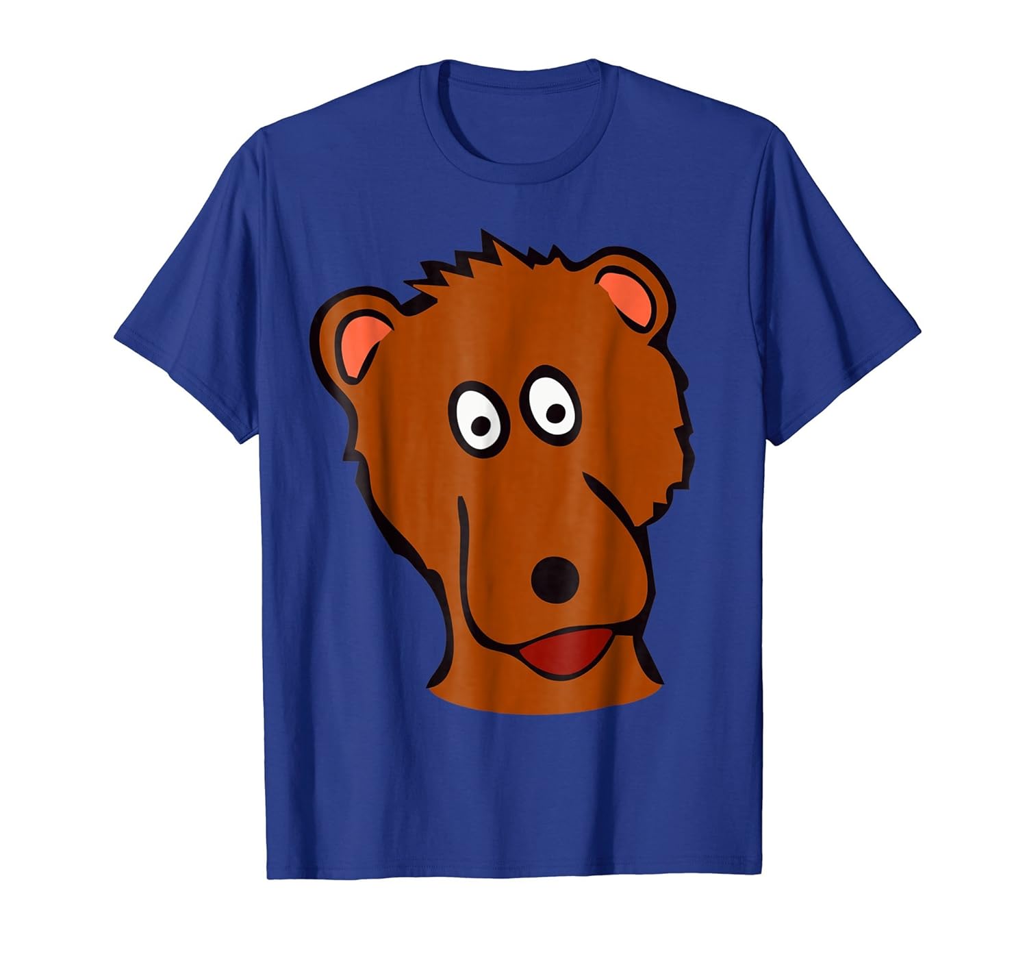 Bear Face T-Shirt Cute Funny Kids Halloween Costume & Adults-ANZ