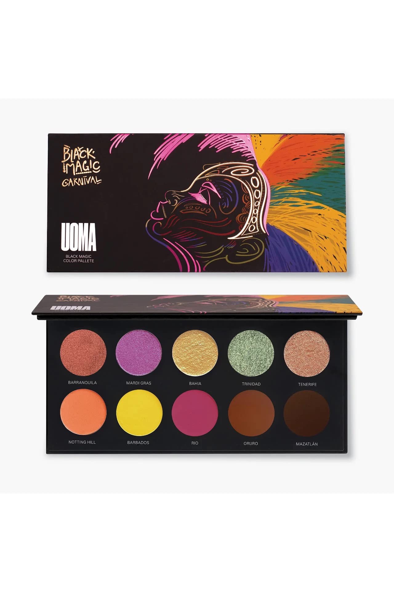 UOMA BEAUTY BLACK MAGIC COLOR PALETTE, 440g, CARNIVAL