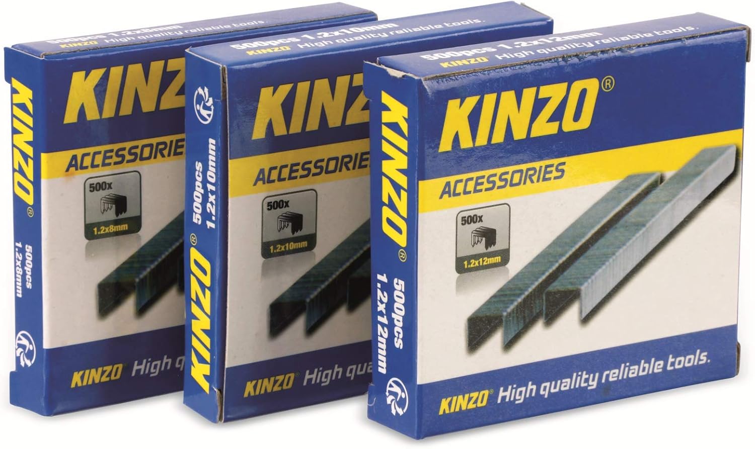 Kinzo 72181 Staples 3 x 500 Pieces BigaMart