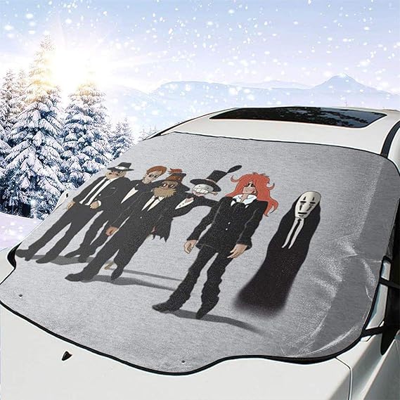 dogs in cars in winter