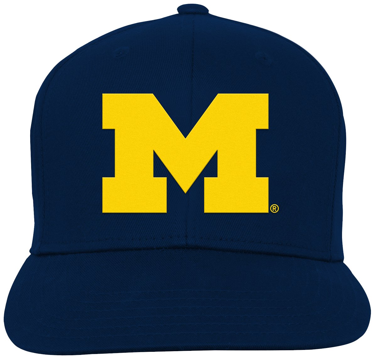 NCAA by Outerstuff NCAA Michigan Wolverines Kids Team Flatbrim Snapback Hat Dark Navy Kids One Size