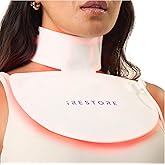 iRestore Illumina LED Neck & Chest Anti Aging Mask – for Smoother, Firmer and Glowing Skin at Home – Red and Infrared Light Therapy for Neck – Red Light Skincare Device with 230 LEDs (White)