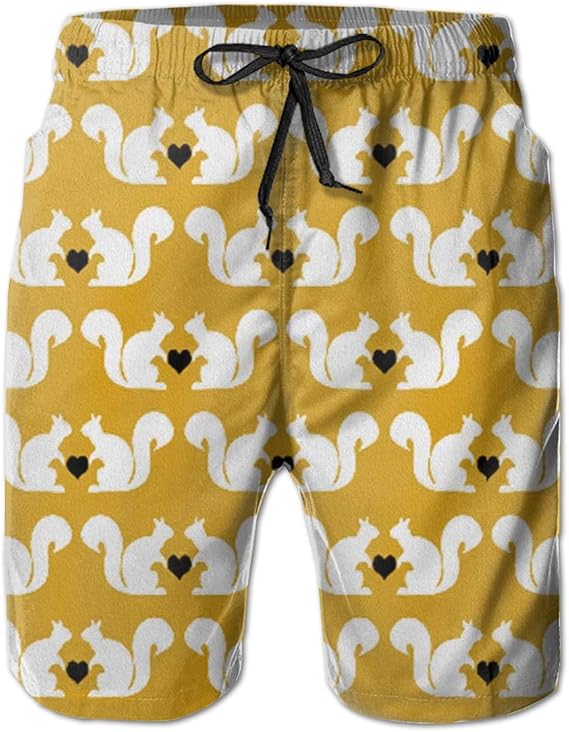 Amazon Co Jp 愛するリス 水着 メンズ 海パン サーフパンツ ビーチパンツ 水陸両用 通気速乾 スイムパンツ 短パン オシャレ 人気 服 ファッション小物