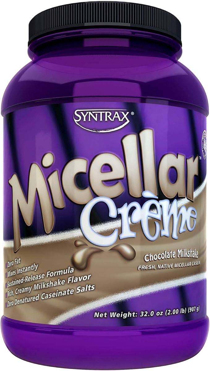 Caseína Micellar Creme - Syntrax (907g) - Chocolate Milkshake Syntrax por SYNTRAX