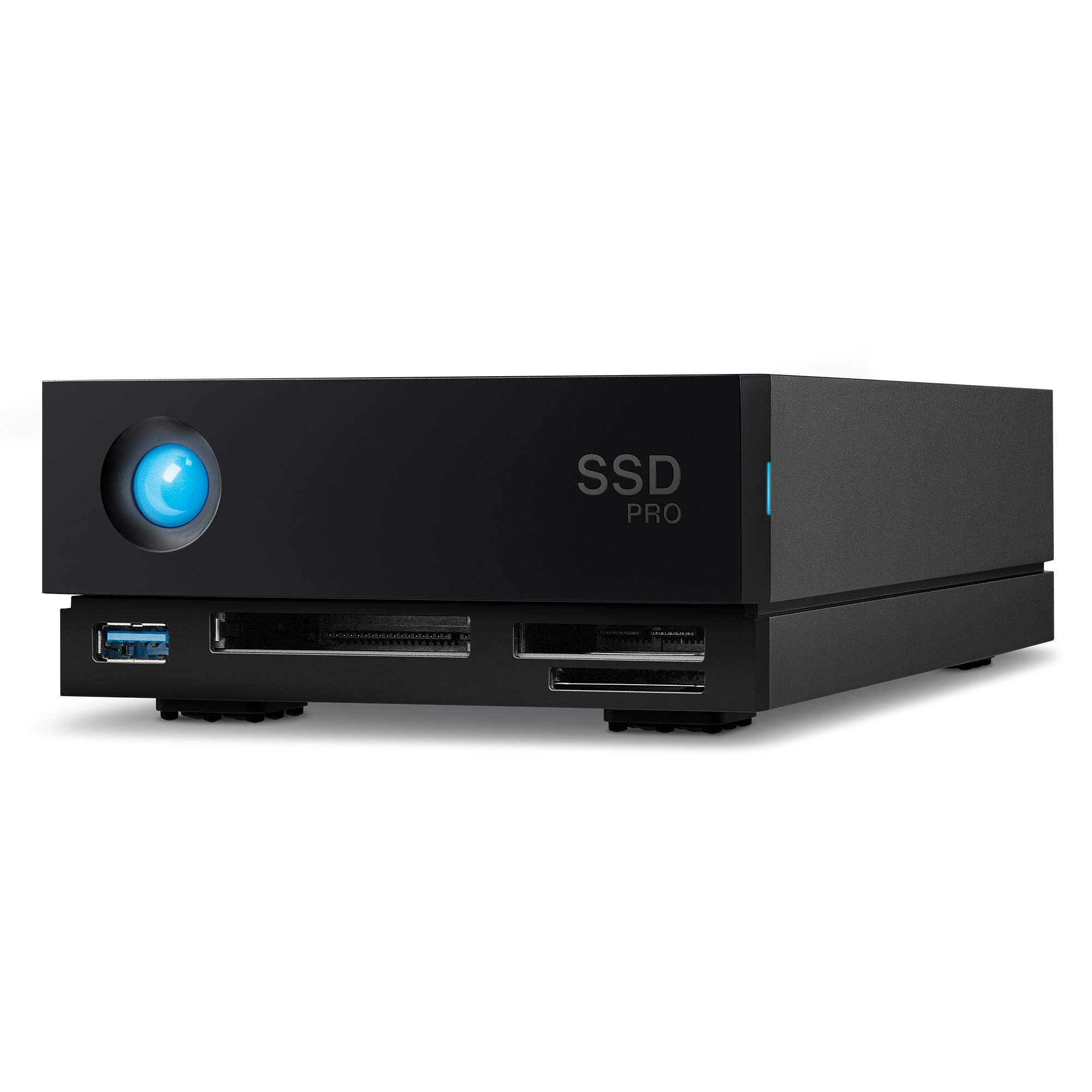 LaCie 1big Dock SSD Pro, 2TB, External SSD, upTB 2.800MB/s, for PC Mac iPad & iPhone, Data Rescue Service (STHW2000800)
