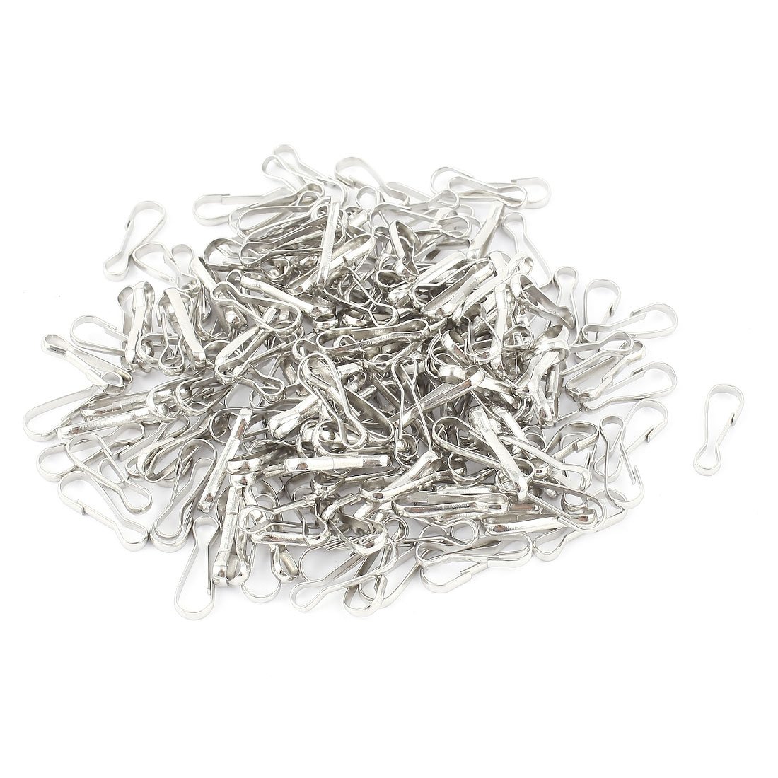 sourcing map Purse Zipper Pulis Snap Spring Hooks Clip Lanyard 8" 20mm 200Pcs