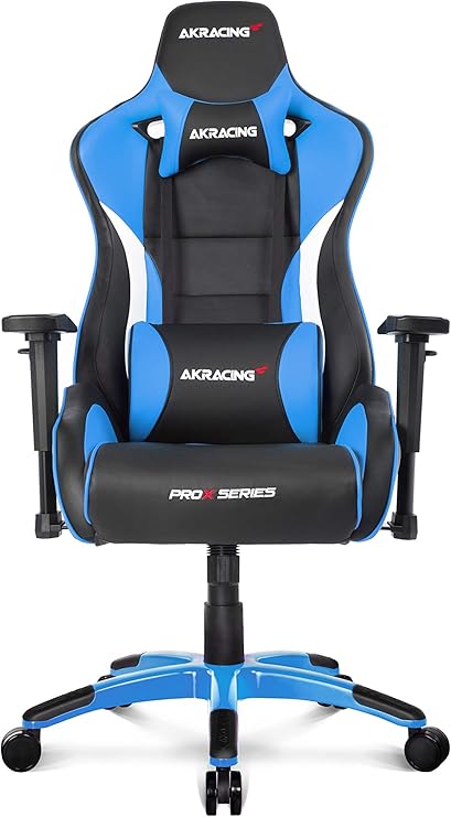 Amazon Co Jp Akracing ゲーミングチェア Pro X V2 Blue 青 文房具 オフィス用品