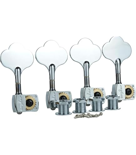 Amazon.com: Gotoh GB2 Nickel Bass Machine Heads Set of 4 Inline
