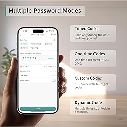 IRONZON Fingerprint Door Lock with Handle Smart