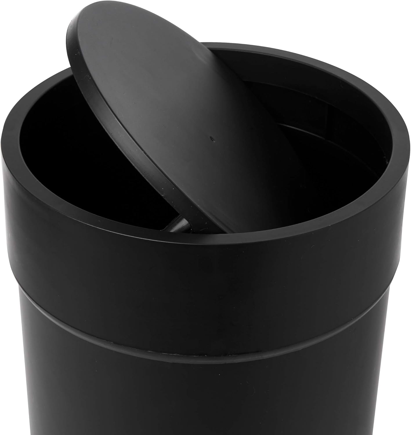 Umbra Touch Waste Can, Small 1.6 Gallon Trash Can with Lid, Swing Lid