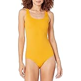 Amazon Essentials Women's One-Piece Coverage Swimsuit (Available in Plus Size)