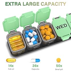 Extra Large Weekly Pill Organizer - XL Vitamin