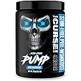 JNX SPORTS The Curse! Pump – Stim-Free Pre-Workout | Blue Raspberry 40 Serves | Caffeine-Free Pump Pre Workout, Non-Stim Nitric Oxide Preworkout for Men & Women