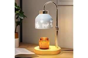 Lukasa Candle Warmer Lamp, with Timer and Dimmer, Adjustable Height Candle Lamp, House Warming Gifts New Home Decor, Gifts for Women Mom, Wax Melt Warmer for Scented Jar Candles