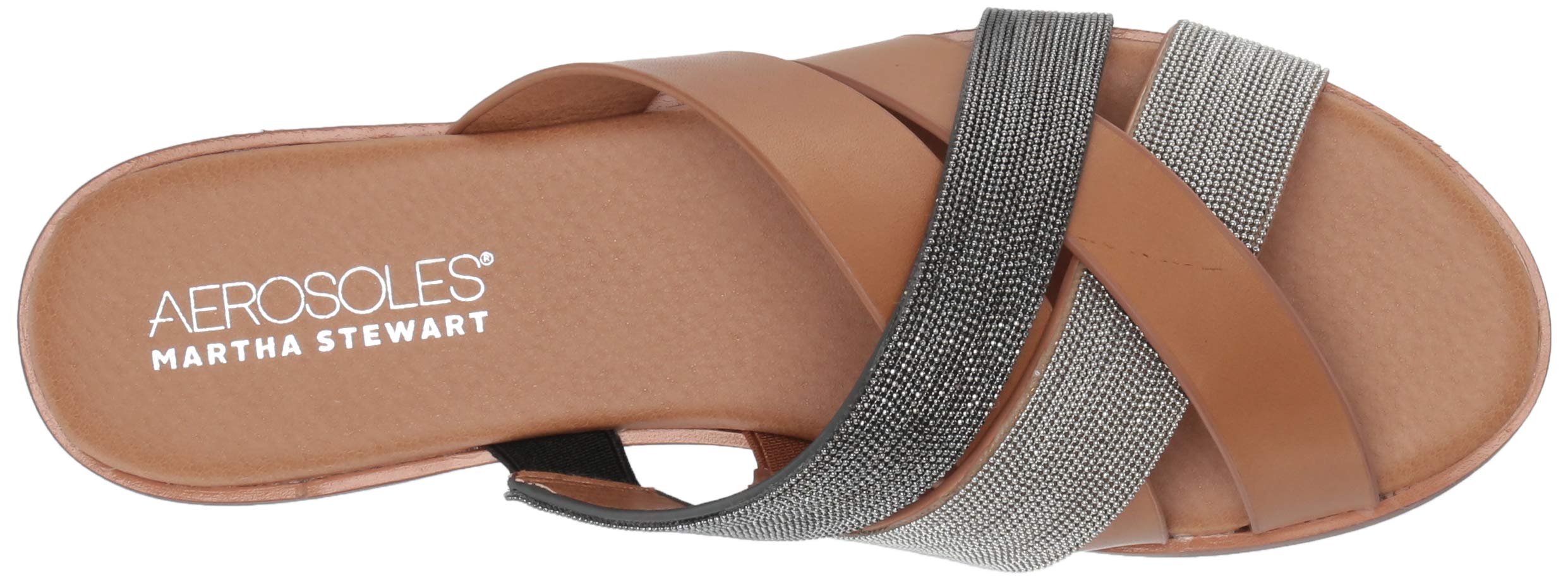 Aerosoles - Women's Martha Stewart Pilot Slide Sandal - Opened Toed Slip-On with Memory Foam Footbed - Image 9