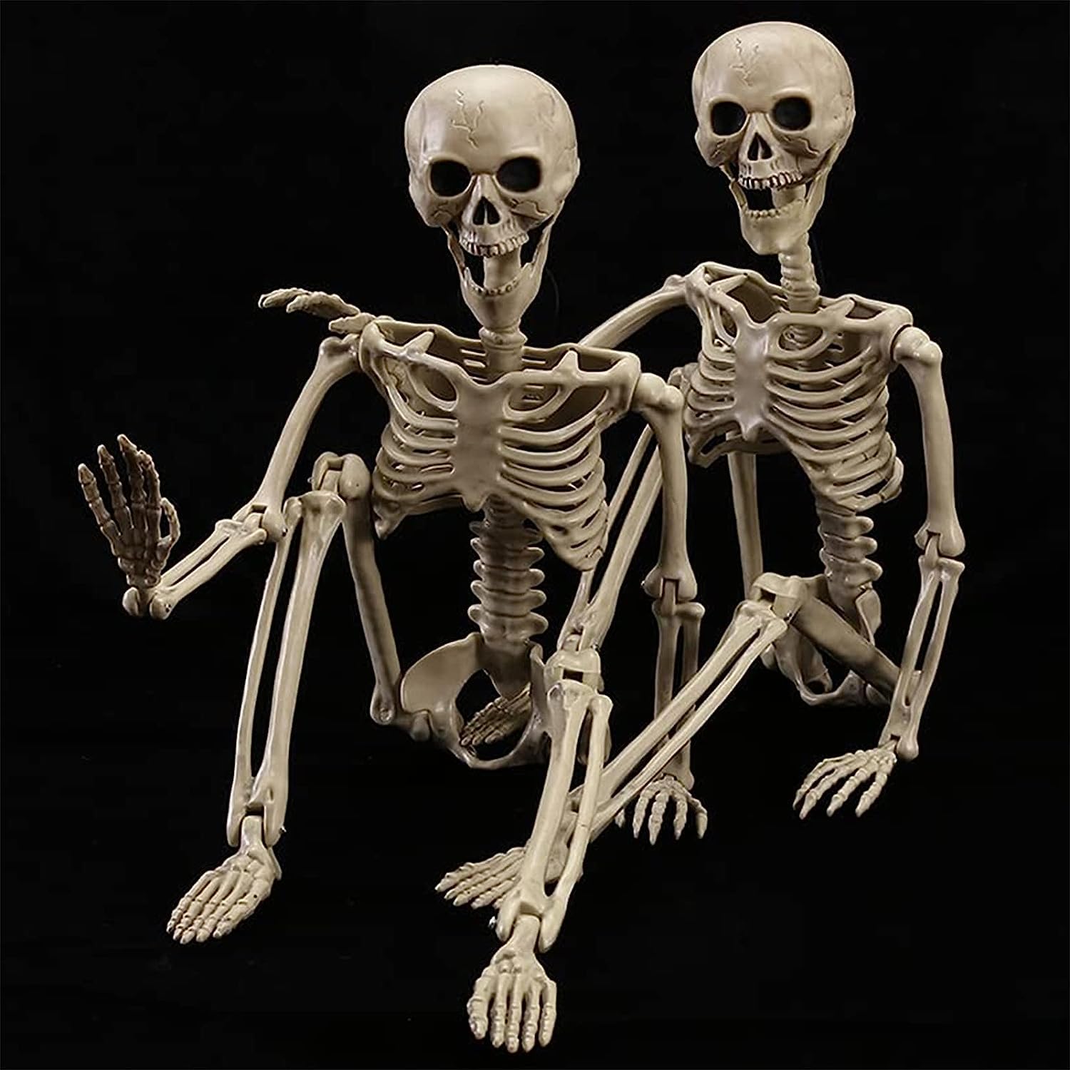 wymulot 2 Pack 40 Inches Halloween Skeleton Life