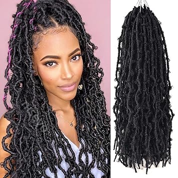 Amazon Com Niseyo 24 Inch Butterfly Locs Crochet Hair 6 Packs Butterfly Crochet Locs 24 Inch Pre Looped Long Distressed Butterfly Faux Locs Crochet Hair 24 Inch 1b Beauty
