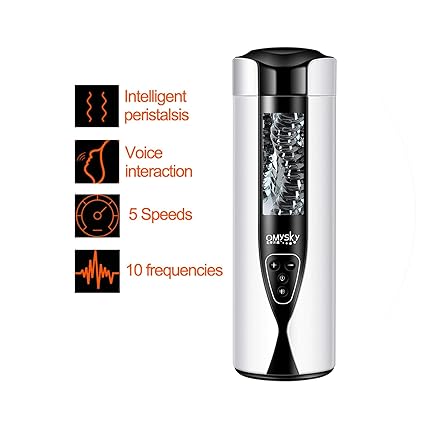 Electronic Toys Adults Automatic Male Peristalsis Masturbator Sucking Handsfree Sex Machine Voice Interaction Artificial Manu
