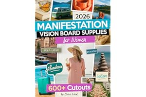 2026 Manifestation Vision Board Supplies for Women: 600+ Empowering Cutouts, Words & Affirmations to Manifest Abundance, Cultivate Self-Love & Embrace Intentional Living