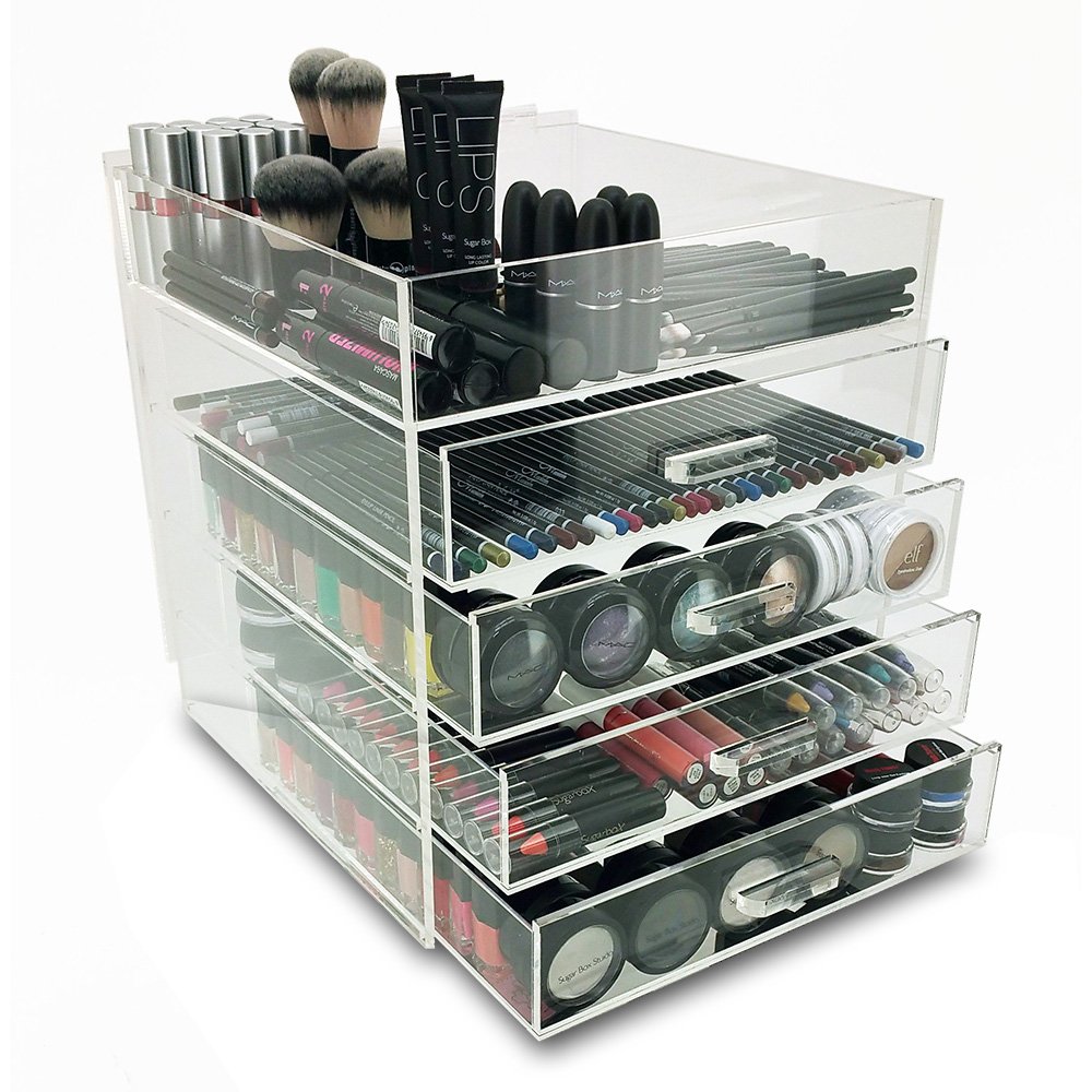 Best Ondisplay 4 Tier La Acrylic Cosmetic/Makeup Organizer 