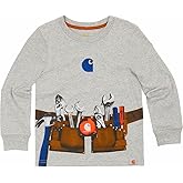 Carhartt Toddler Boys' Long Sleeve Screen T-Shirt,