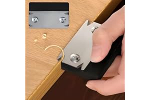 Mini Edge Banding Trimmer Tool for Woodworking Deburring - Veneer Edge Bander for Burrs- Portable Hand Planer Cutter With Rev